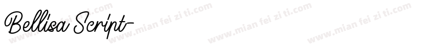 Bellisa Script字体转换